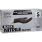 ForPro Professional Collection ForPro Professional Collection Disposable Nitrile Gloves, Chemical Resistant, Powder-Free, Latex-Free, Non-Sterile, Food Safe, 4 Mil, Black, Small, 100-Count