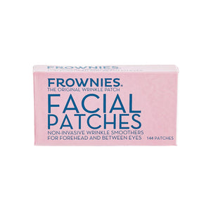 FROWNIES Forehead And Between The Eyes Facial Patches - Hypoallergenic Patches To Smooth And Soften Forehead Horizontal And Eleven Lines - For Overnight Use, 144 Count