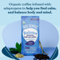 Four Sigmatic Four Sigmatic Organic Balance Adaptogen Ground Coffee | Medium Roast USDA Organic Coffee With Ashwagandha, Chaga Mushroom, Eleuthero And Tulsi For Focus And Energy Boosting | 12oz Bag