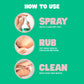 Freeman Freeman Flirty Feet Instant Foot Peeling Spray, Exfoliating Foot Mask For Summer, Moisturizing And Smooth Dry, Cracked Heels, Remove Dead Skin Quickly, Cruelty-Free And Vegan, 4 Fl.oz./ 118 Ml Bottle