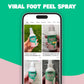 Freeman Freeman Flirty Feet Instant Foot Peeling Spray, Exfoliating Foot Mask For Summer, Moisturizing And Smooth Dry, Cracked Heels, Remove Dead Skin Quickly, Cruelty-Free And Vegan, 4 Fl.oz./ 118 Ml Bottle