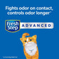Fresh Step Clumping Cat Litter, 37 lbs (2 x 18.5 lb), Febreze Extra Strength, Multi-Cat, Odor Control Formula