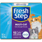 Fresh Step Clumping Cat Litter, 37 lbs (2 x 18.5 lb), Febreze Extra Strength, Multi-Cat, Odor Control Formula