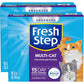 Fresh Step Clumping Cat Litter, 37 lbs (2 x 18.5 lb), Febreze Extra Strength, Multi-Cat, Odor Control Formula