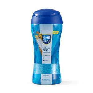 Fresh Step Cat Litter Deodorizer Crystals Fresh Scent Odor Eliminator 15 oz