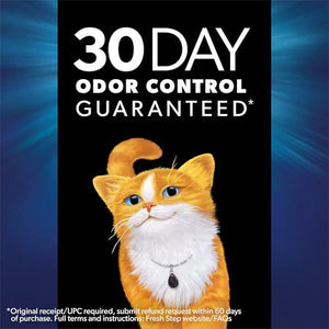 Fresh Step Clumping Cat Litter, Heavy Duty Odor Control, Long-Lasting, 17.5 lb Box
