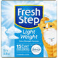 Fresh Step Lightweight Clumping Cat Litter, Extra Strength with Febreze, 15.4 lb Box