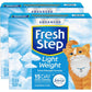 Fresh Step Lightweight Cat Litter Febreze Scent Clumping Extra Strength 25 lbs 2 x 12.5 lb