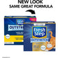 Fresh Step Outstretch Clumping Litter 32 lb 2 Pack 16 lb Each Long Lasting Litter with Febreze and Charcoal for Odor Control