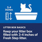 Fresh Step Outstretch Long Lasting Clumping Cat Litter Unscented Charcoal 2 x 16 lb Box