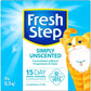 Fresh Step Unscented Clumping Cat Litter, 14 lb Box, Activated Charcoal, Low Dust & Odor Control