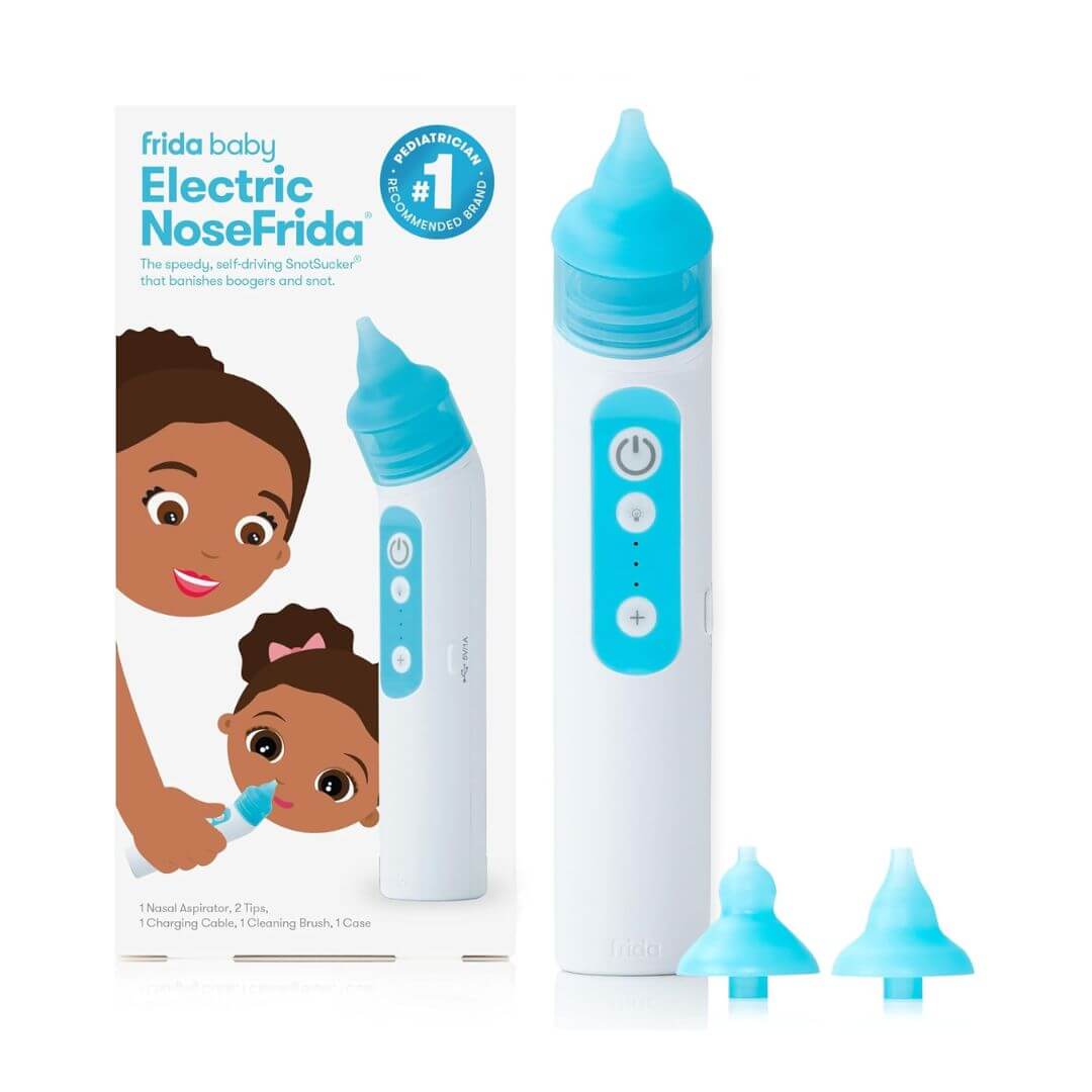 Frida Baby Electric Nose Frida USB Rechargeable Nasal Aspirator,810028771536