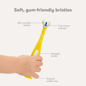 Frida Baby Triple-Angle Toothhugger Training Toothbrush