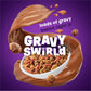 Friskies Gravy Swirlers Adult Cat Food, 22 lb Bag, Crunchy & Savory with Real Chicken & Gravy Flavor