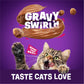 Friskies Gravy Swirlers Adult Cat Food, 22 lb Bag, Crunchy & Savory with Real Chicken & Gravy Flavor
