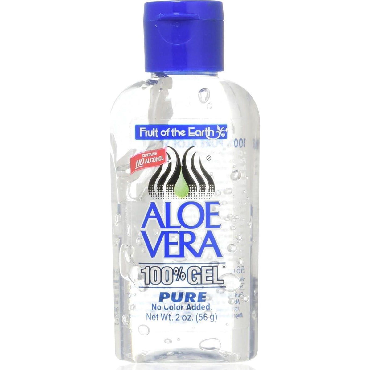 Fruit of the Earth Aloe Vera Gel, 2 oz Tube, Pack of 12, 100% Pure Aloe for Skin Care