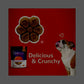 Fruitables Crunchy Baked Dog Treats Pumpkin and Blueberry 7 oz Low Calorie Natural Snack for Dogs