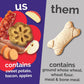 Fruitables Skinny Minis Dog Treats, Bacon & Apple Flavor, Low Calorie, Training Treats, 12 oz Bag