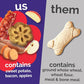 Fruitables Skinny Mini Dog Treats Bacon Apple Flavor 5 oz Low Calorie Healthy Training Snacks
