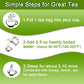 Fullchea Soursop Leaves Tea Bags, 40 Bags, Caffeine-Free, Supports Digestion & Skin Health