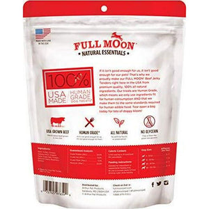 Full Moon Beef Jerky Tenders for Dogs, 24 oz, All-Natural, Human Grade, Free-Range, Grain-Free Treats