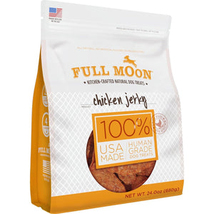 Full Moon Chicken Jerky Dog Treats 1.5 lb Human Grade Grain Free All Natural Made in USA