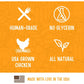 Full Moon Chicken Jerky Tenders for Dogs Human Grade All Natural Treats Made in USA 26 oz Bag