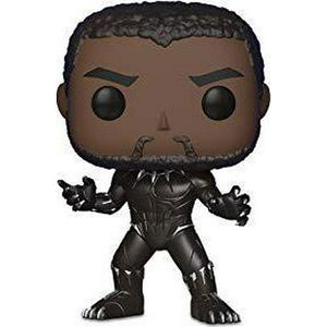 Funko Pop Black Panther Movie Figure, 1 Pc, Grey Vinyl, Collectible Marvel Character, Style May Vary