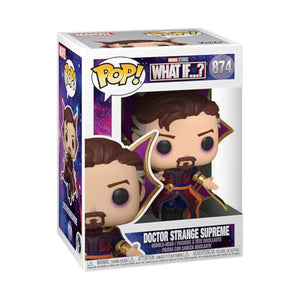 Funko Pop Marvel What If Doctor Strange Supreme, 1 Pc, Multicolor Official Vinyl Figure, Collectible Toy for Fans