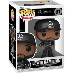 Funko Pop Lewis Hamilton Racing Figure, 1 Pc, Official F1 Collectible Vinyl Toy, Multicolor Model for Fans