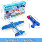 Fuwidvia 3 Pack LED Airplane Launcher Glider Toys with 2 Flight Modes for Kids