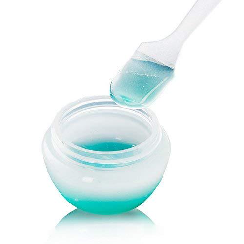 G2PLUS 100 PCS Disposable Makeup Frosted Tip Spatula, 3.2'' X 0.6'' Makeup Spatula, Cosmetic Spatula For Mixing And Sampling, Facial Stick Applying The Mask, Clay Mask, Peel Pask, Serum Polypropylene,