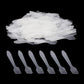 G2PLUS 100 PCS Disposable Makeup Frosted Tip Spatula, 3.2'' X 0.6'' Makeup Spatula, Cosmetic Spatula For Mixing And Sampling, Facial Stick Applying The Mask, Clay Mask, Peel Pask, Serum Polypropylene,