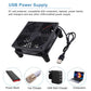 GDSTIME Quiet 120mm Router Fan Cooler, DC 5V USB Powered For Modem TV Box Receiver DVR PlayStation Xbox Computer Cabinet Cooling,