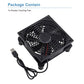 GDSTIME Quiet 120mm Router Fan Cooler, DC 5V USB Powered For Modem TV Box Receiver DVR PlayStation Xbox Computer Cabinet Cooling,