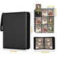 GERMUN 9-Pocket Trading Card Binder, PU Zip Album Holds 720 Cards, Black, Sports & TCG
