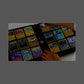 GERMUN 9-Pocket Trading Card Binder, PU Zip Album Holds 720 Cards, Black, Sports & TCG