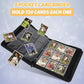 GERMUN 9-Pocket Trading Card Binder, PU Zip Album Holds 720 Cards, Black, Sports & TCG