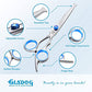 Gladog Dog Grooming Scissors Set 5 in 1 Heavy Duty with Round Tip Safety Shears for Cats and Dogs