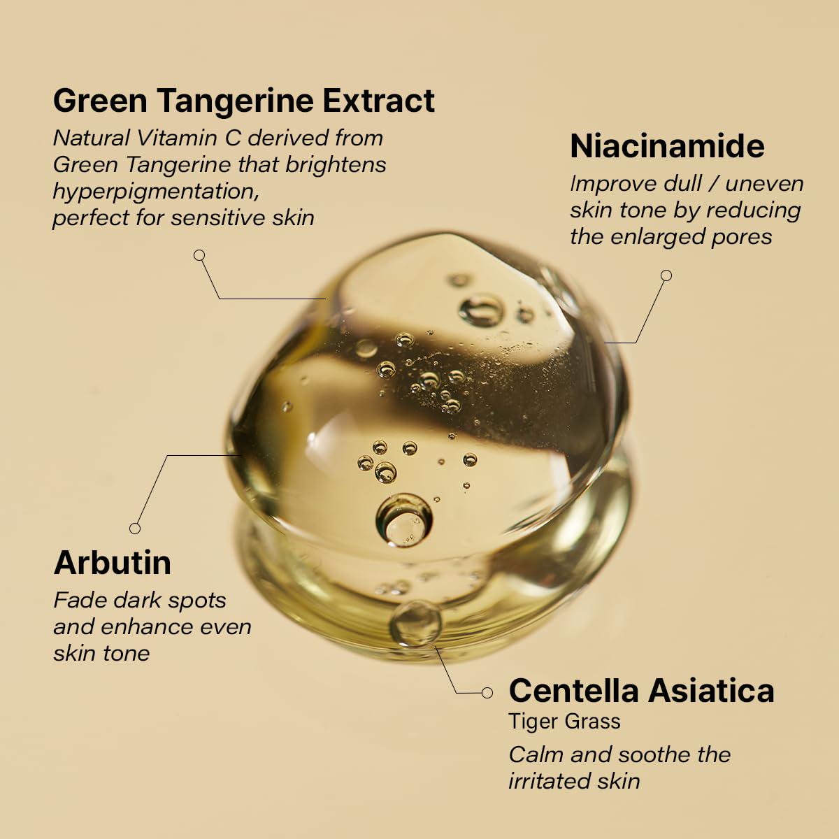 GOODAL GOODAL Green Tangerine Vitamin C Serum, Korean Skin Care - Advanced Version 1.02 Fl Oz