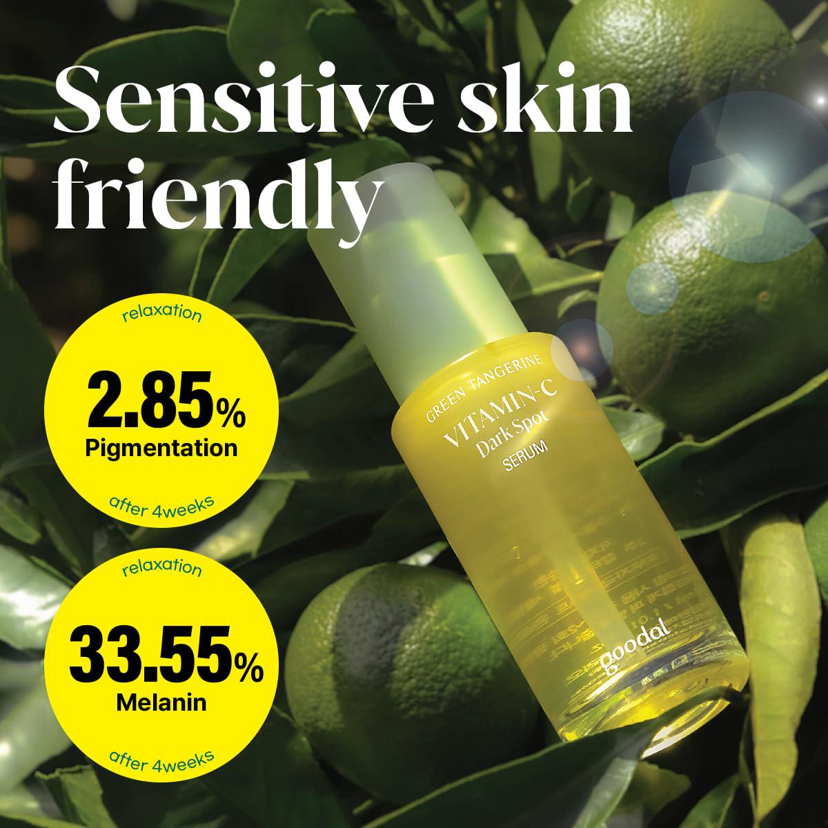 GOODAL GOODAL Green Tangerine Vitamin C Serum, Korean Skin Care - Advanced Version 1.02 Fl Oz