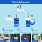 Gorilla Supply Dog Waste Bags with Dispenser 9 x 13 Blue 1000 Count Leak Proof Poop Bags with Leash Tie