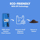 Gorilla Supply Dog Waste Bags with Dispenser 9 x 13 Blue 1000 Count Leak Proof Poop Bags with Leash Tie