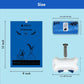Gorilla Supply Dog Waste Bags with Dispenser 9 x 13 Blue 1000 Count Leak Proof Poop Bags with Leash Tie