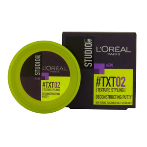 L'Oreal Paris Studio Line #TXT 02 Deconstructing Putty Hair Wax 75ml,3600522478430