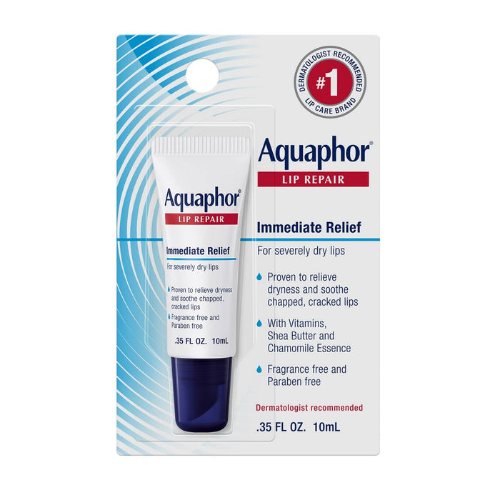 Aquaphor Immediate Relief Lip Repair Balm For Severely Dry Lips 10ml,072140006389