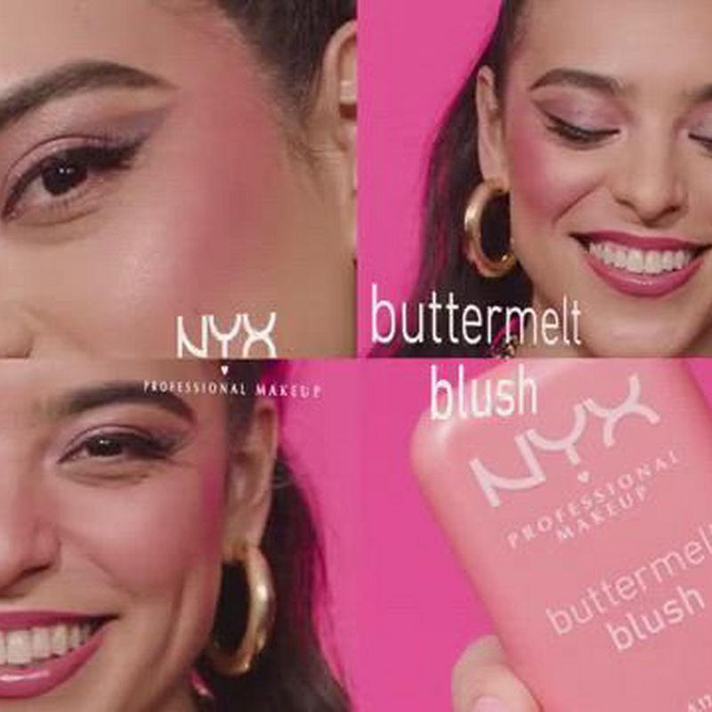 NYX Professional Makeup Buttermelt Blush - All The Butta - 0.17oz