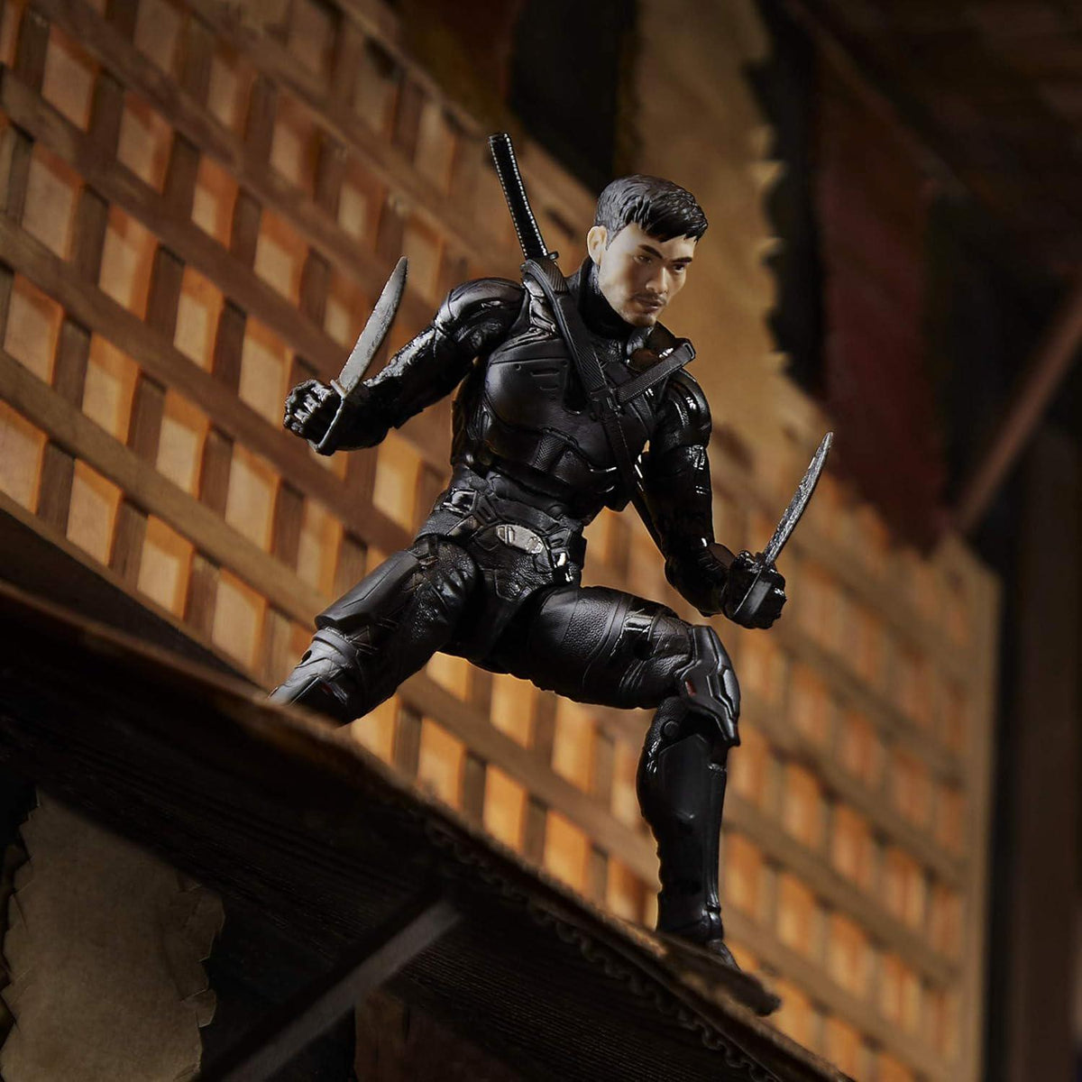 G. I. Joe Hasbro Classified Series : G.I. Joe Origins Snake Eyes Action Figure 16, Premium 6-Inch Scale Toy With Custom Package Art , Black,