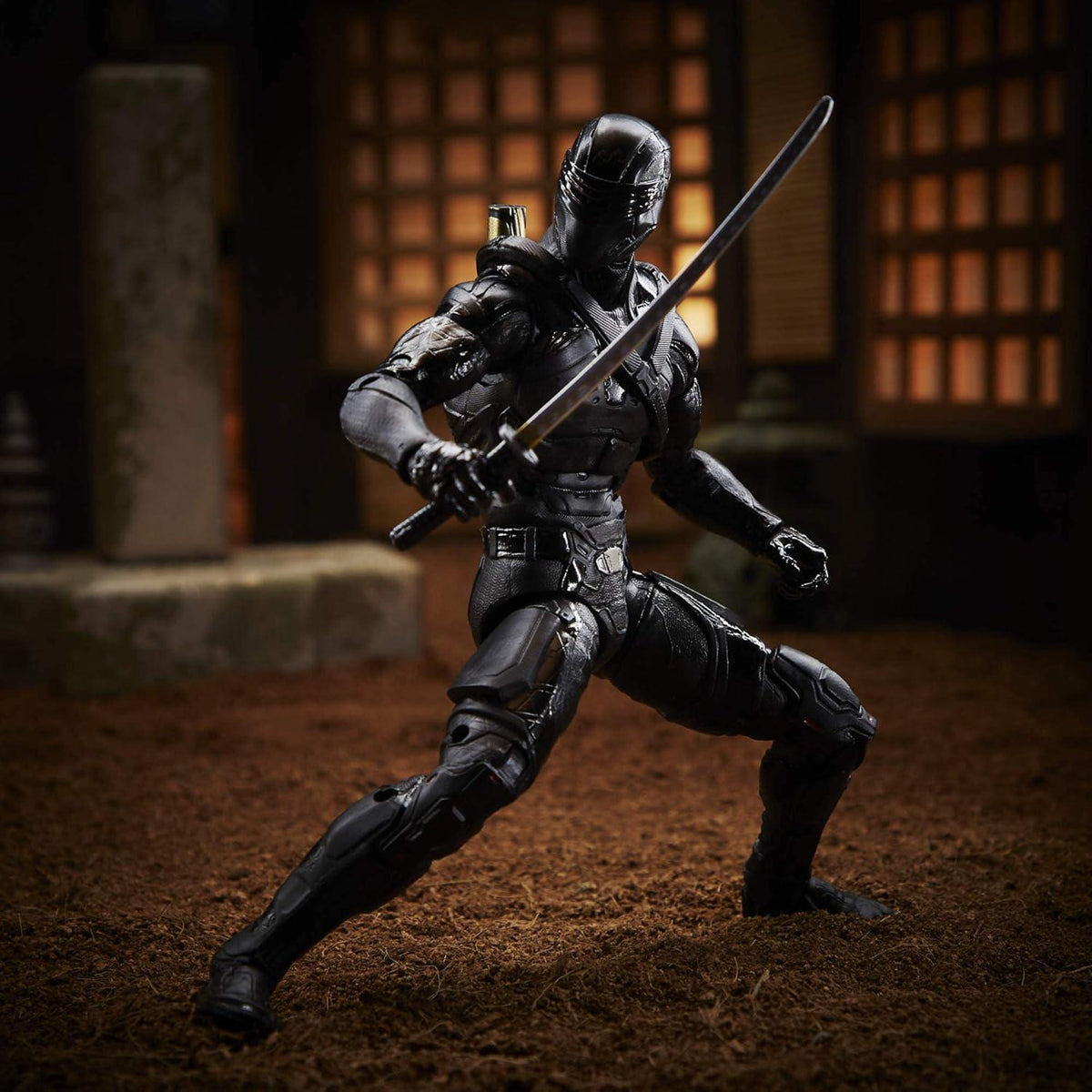G. I. Joe Hasbro Classified Series : G.I. Joe Origins Snake Eyes Action Figure 16, Premium 6-Inch Scale Toy With Custom Package Art , Black,
