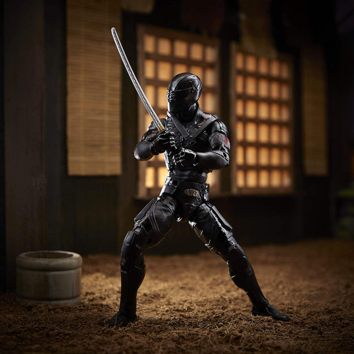 G. I. Joe Hasbro Classified Series : G.I. Joe Origins Snake Eyes Action Figure 16, Premium 6-Inch Scale Toy With Custom Package Art , Black,